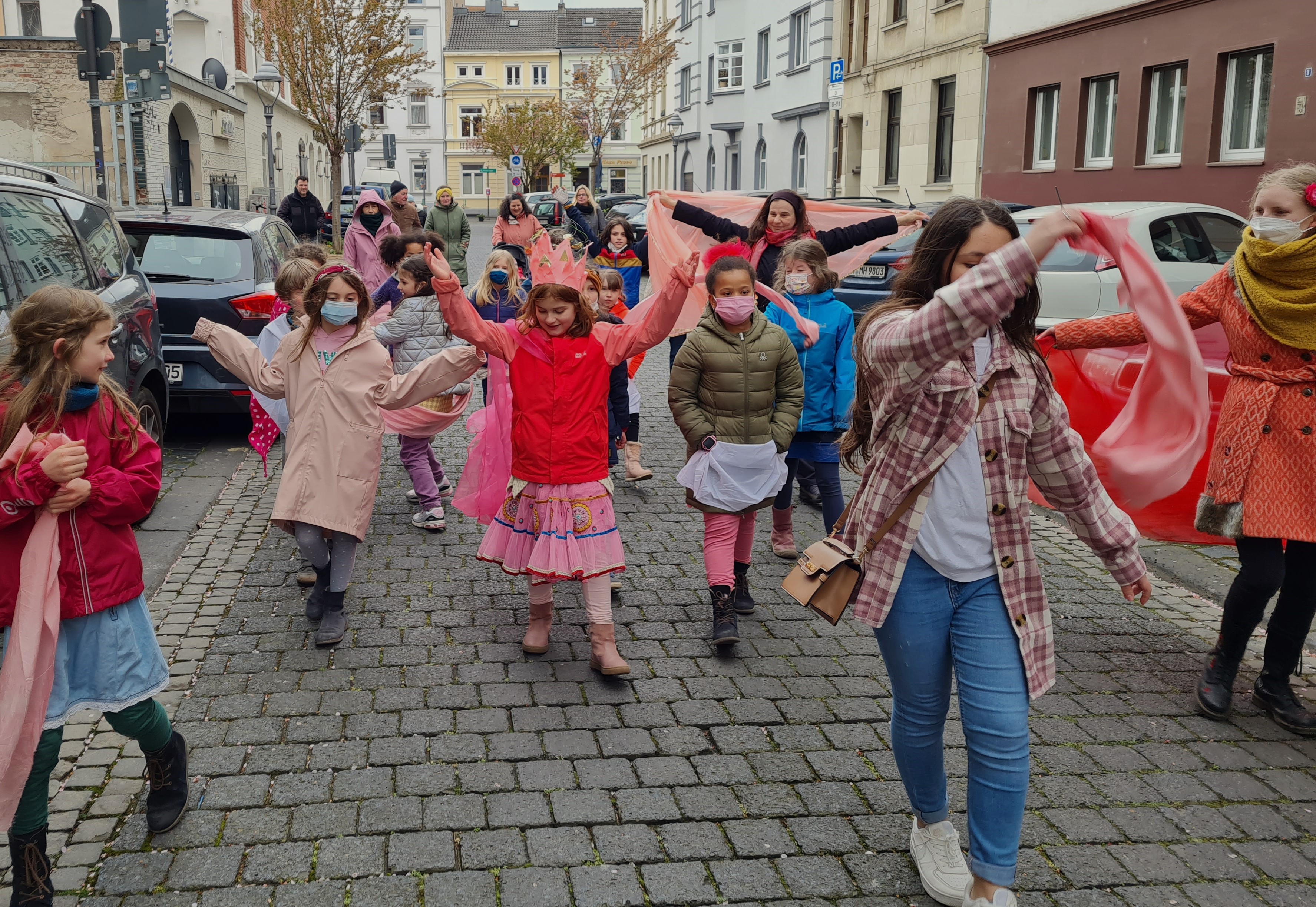 Umzug auf der Straße