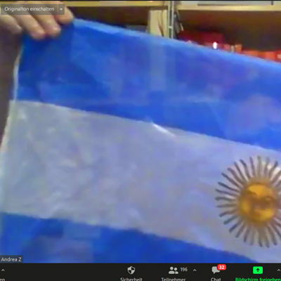 Fahne Argentinien